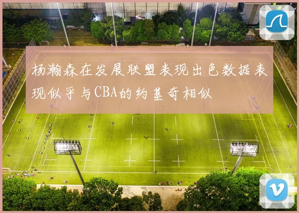 杨瀚森在发展联盟表现出色数据表现似乎与CBA的约基奇相似